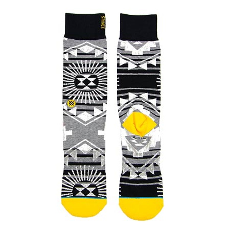 Stance Salutation II Crew Socks Black Large/ Extra Large