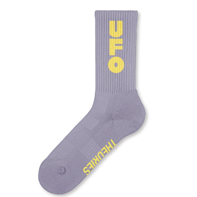 Theories UFO Crew Socks Lavender One Size Fits All