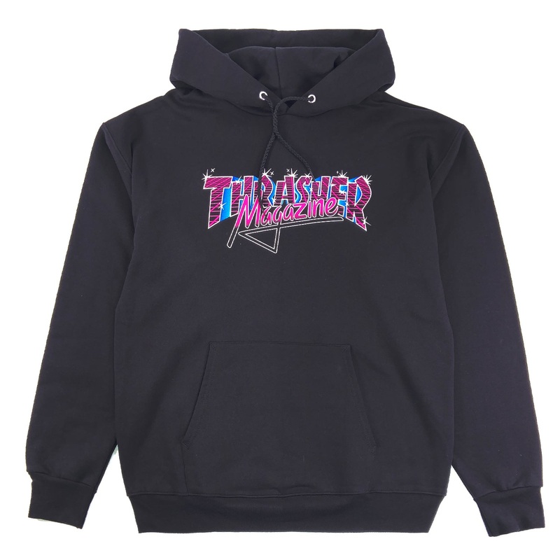Thrasher – Vice Logo – Hooded Sweat – Black S