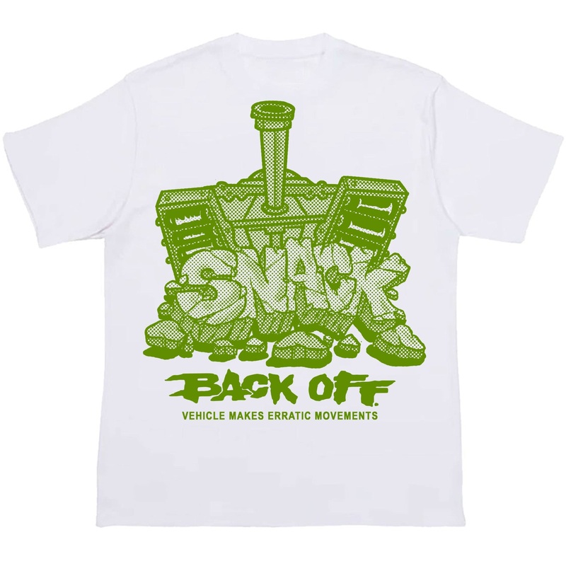 Back Off Tee (White) S