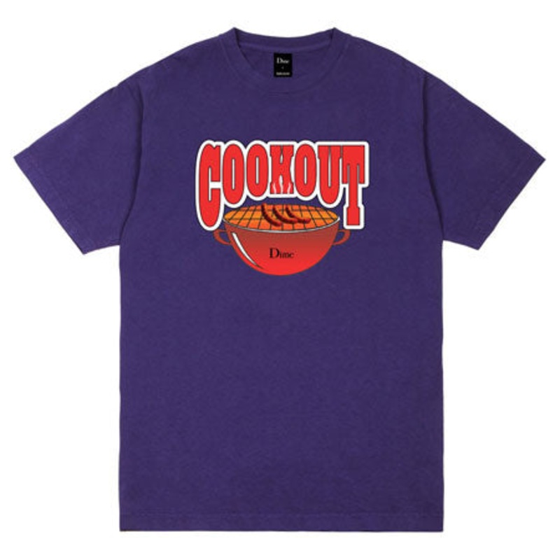 Dime Cookout T Shirt Purple Small