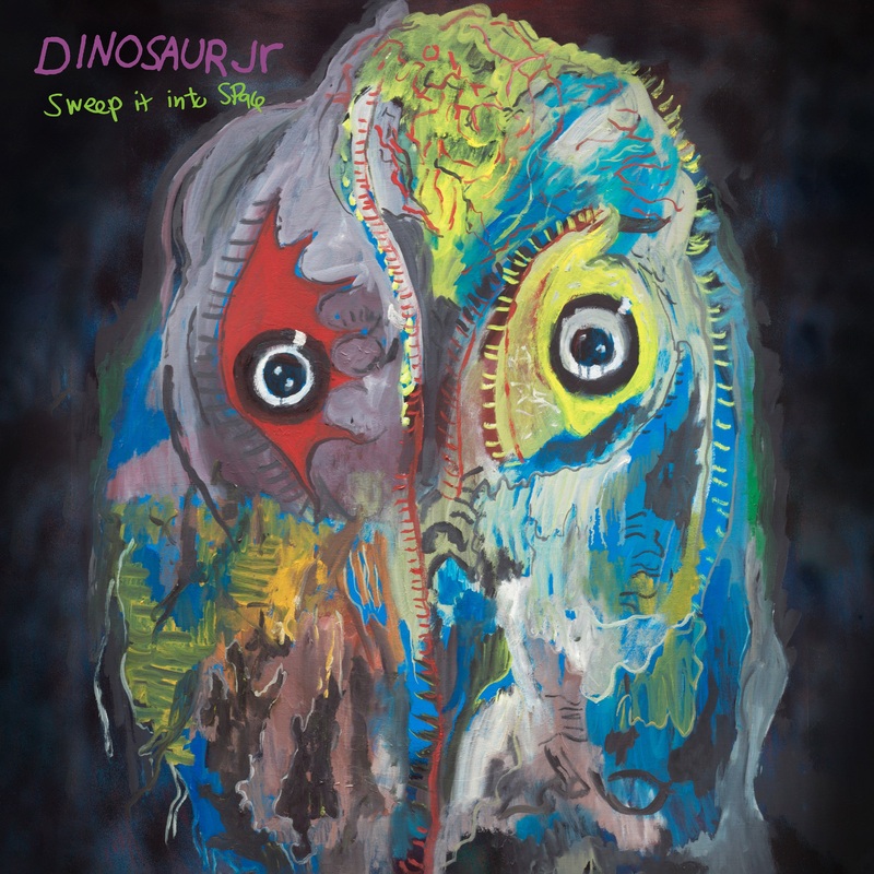 Dinosaur Jr – Sweep It Into Space Purple Ripple Color Vinyl LP Record