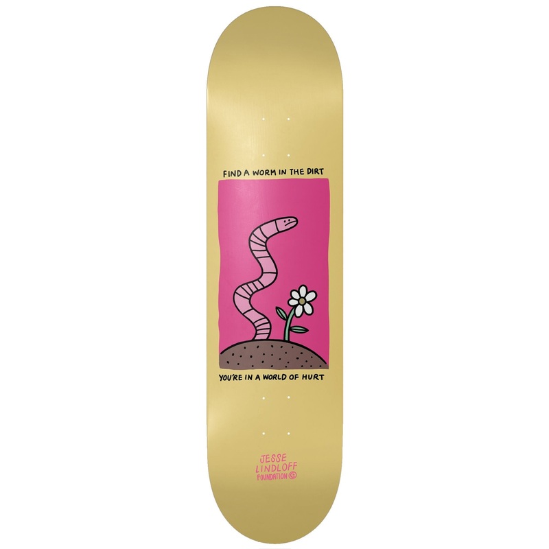 Foundation Lindloff Nature Rhyme 8.50″ Skateboard Deck 8.50″