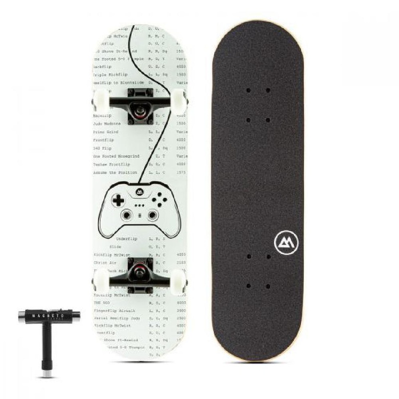 Magneto Videogame 7.75″ Kids Skateboard Complete