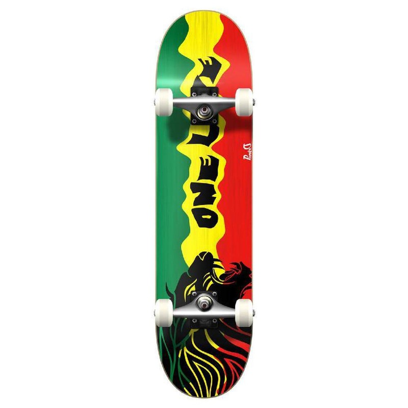 Punked Graphic Rasta 2 Complete Skateboard Complete