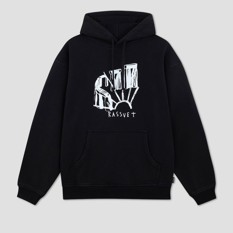 Rassvet x Rock Solid Hoodie Black Small