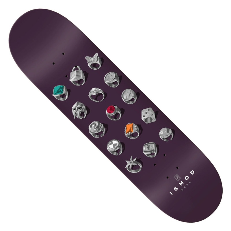 Real Ishod Wair Jeweler Twin Tail Deck Purple 8.25 x 31.8 WB:14.33