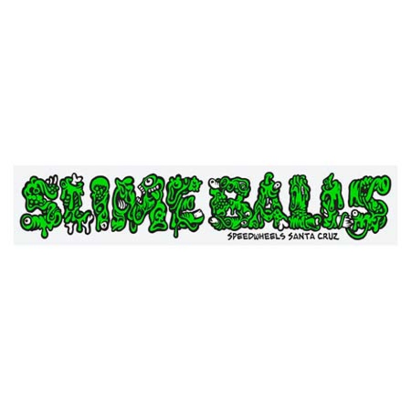 Santa Cruz Slime Balls Abomination Sticker Green/ Black 6″