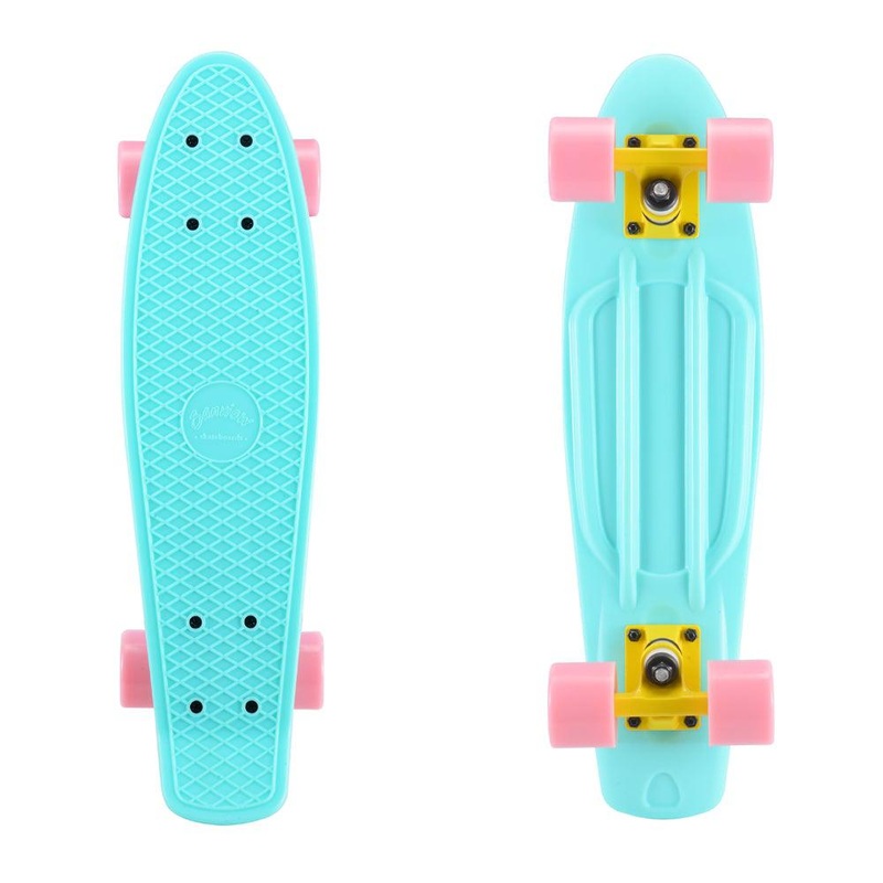 Sanview Green 22 Inch Mini Cruiser Skateboard for Beginners Complete