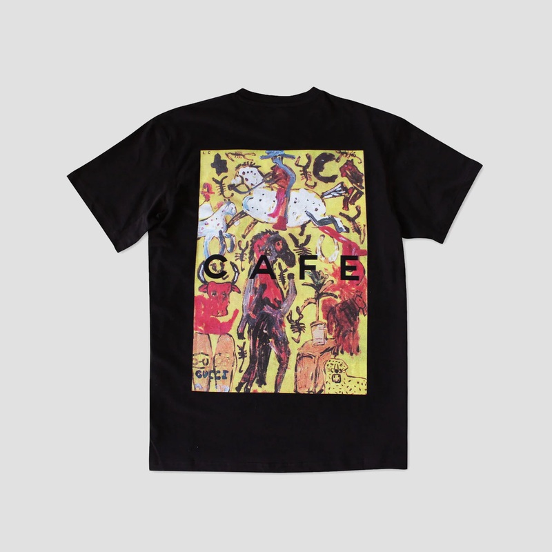 Skateboard Cafe First Adventure T-Shirt Black Small