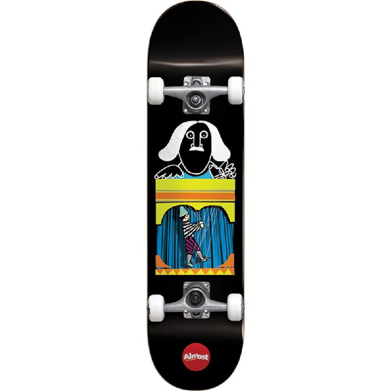 Almost Puppet Master Black First Push 8.125″ Skateboard Complete