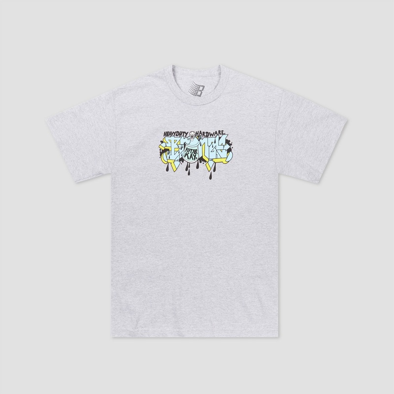 Bronze Heavy Duty T-Shirt Heather Grey Small