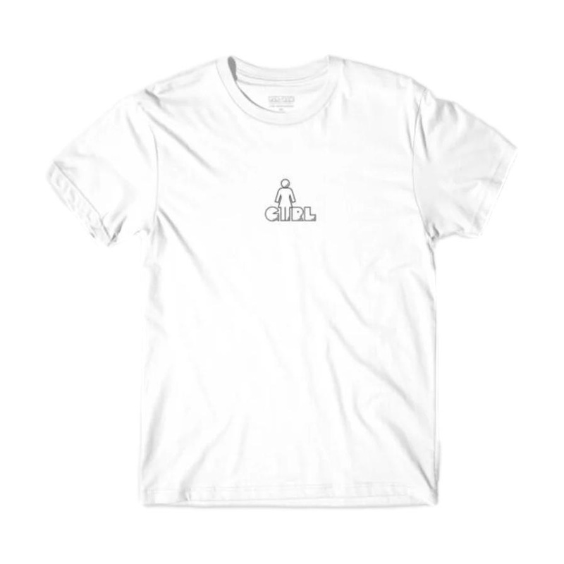 Girl Skateboards Pac OG Man Tee White M