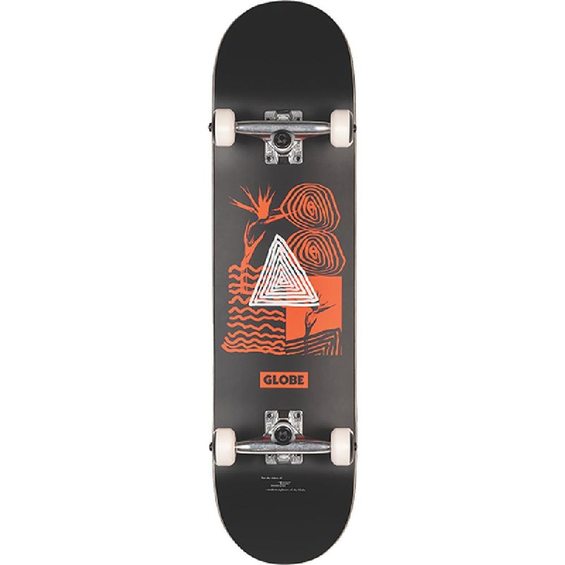 Globe G1 Fairweather Black/Red 8.125″ Skateboard Complete