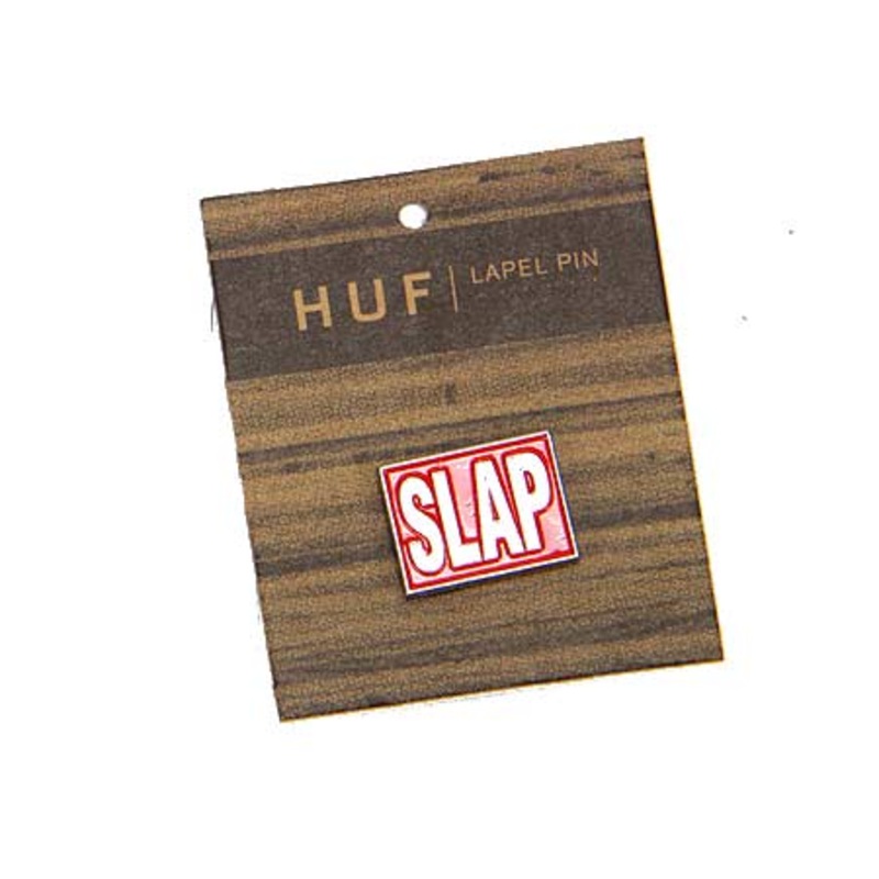 HUF HUF x SLAP Masthead Label Pin Red N/A