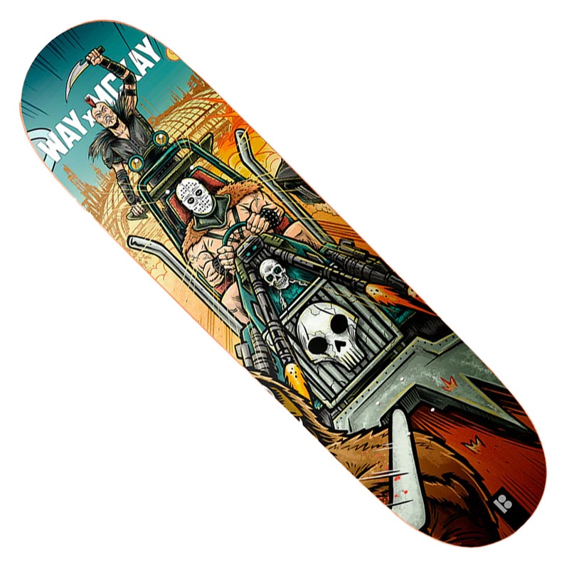 Plan B Way x McKay Supercharged Deck Multicolor 8.5 x 32.125 WB:14.2