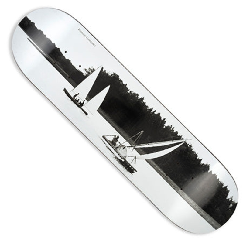 Polar Skateboards Roman Gonzalez Dinghies Deck White/ Black 8.125 X 32 WB:14.25