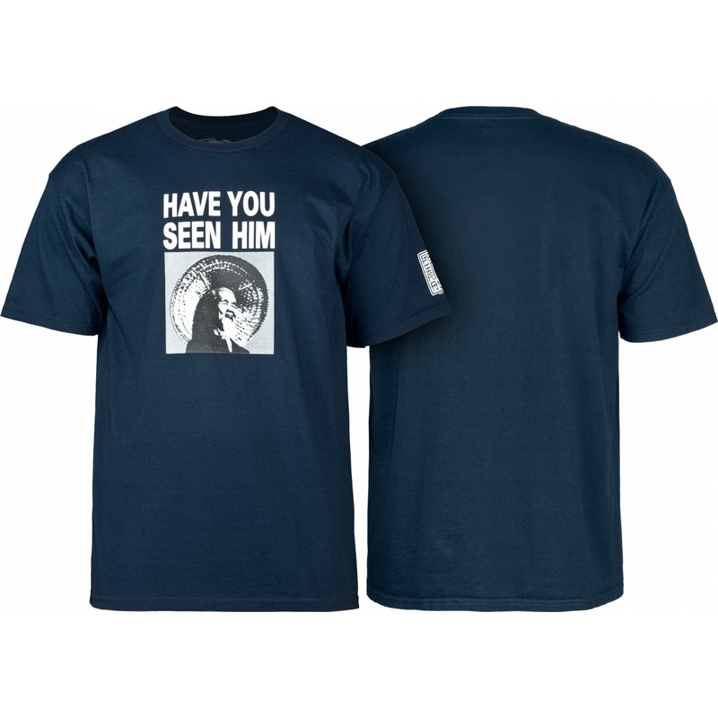 Powell Peralta Animal Chin Have You Seen Him? T-Shirt Small Black