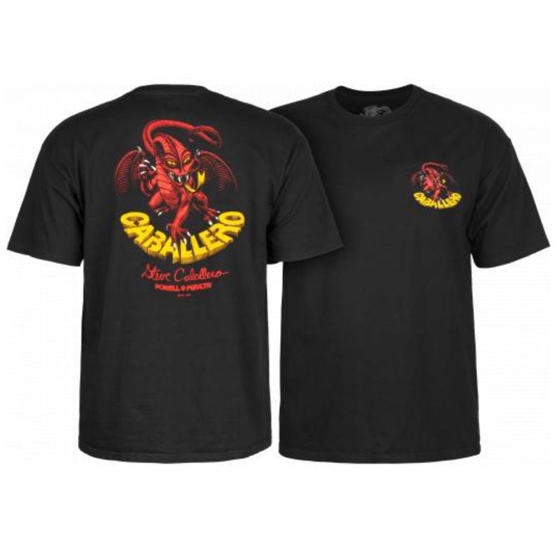 POWELL PERALTA CAB DRAGON II TEE BLACK S