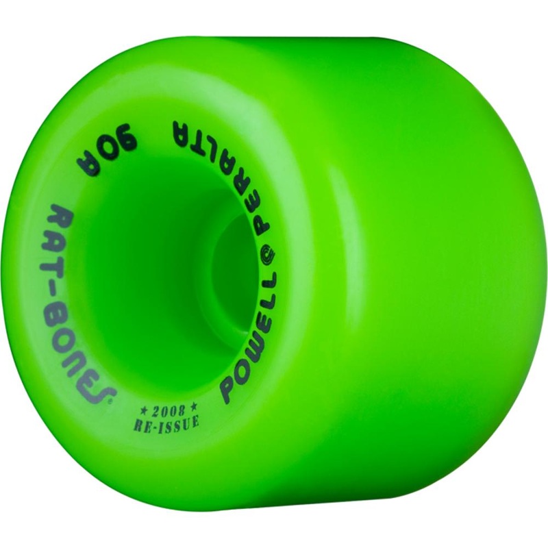 Powell Peralta Rat Bones 60 mm 90A Green Skateboard Wheels