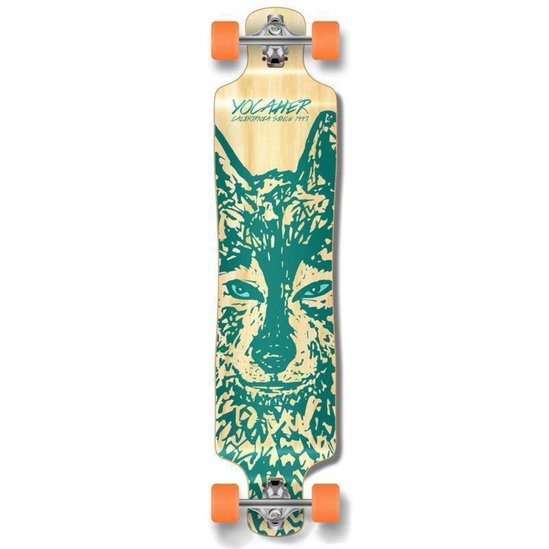 Punked Lowrider Double Drop Wolf 40″ Longboard Complete