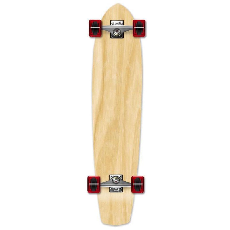 Punked Slimkick Blank Longboard Complete – Natural Complete