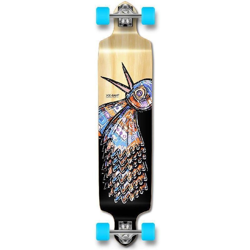 Punked The Bird Natural Drop Down Downhill Longboard Complete
