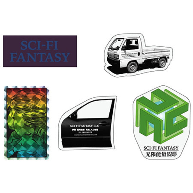 Sci-Fi Fantasy Sticker Pack Multi Assorted