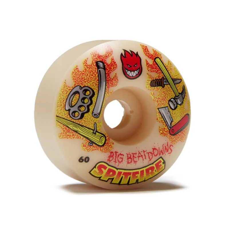 Spitfire Formula Four Big Beatdowns 60mm 99a Classic Skateboard Wheels 60mm Duro 99A