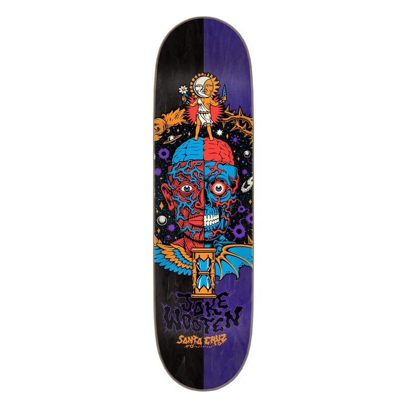 8.5in Wooten Crest Santa Cruz VX Skateboard Deck