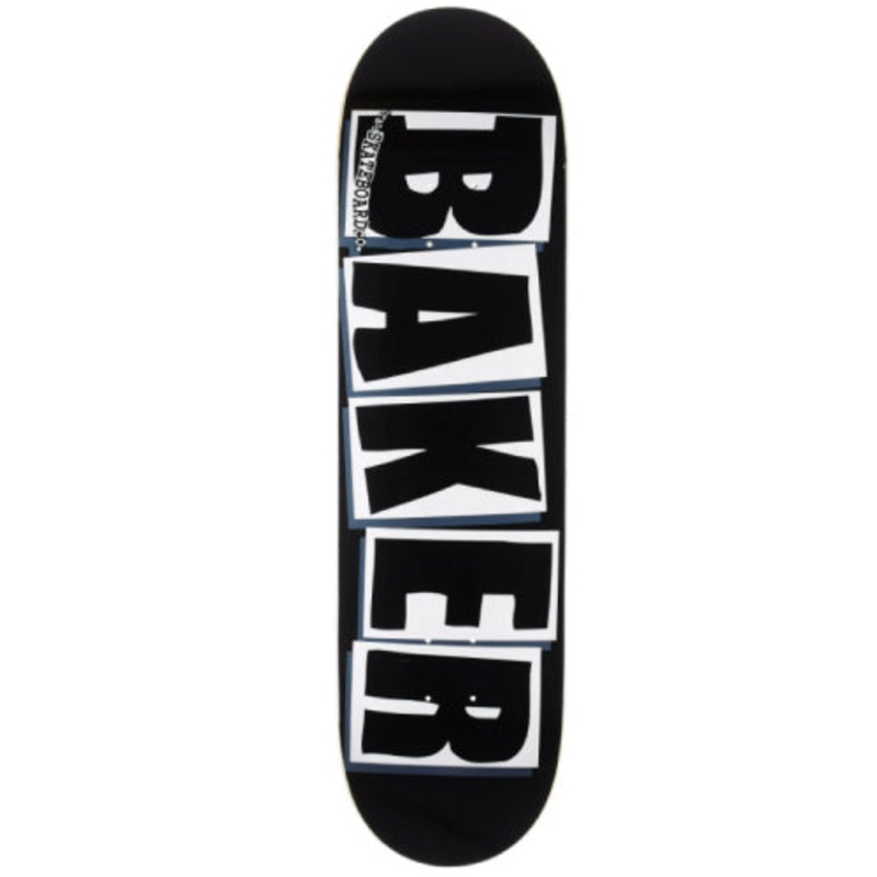 Baker Brand Logo Skateboard Deck Black/White 8.475″ 8.475″