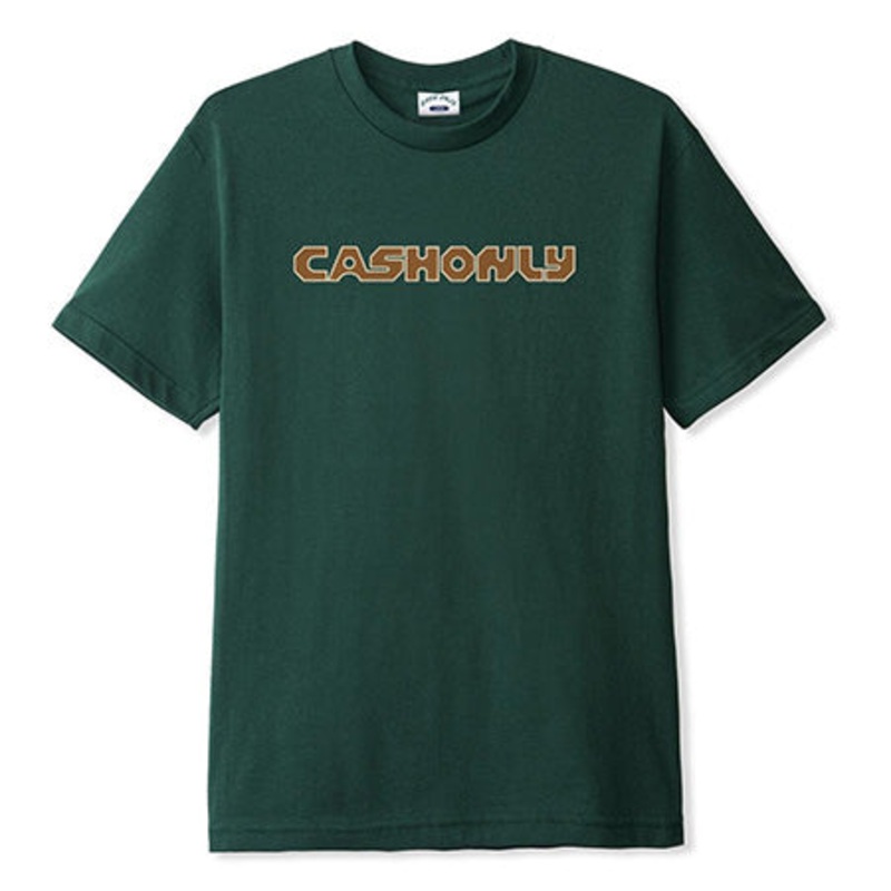 Cash Only Hold It Down T Shirt Dark Forest Large