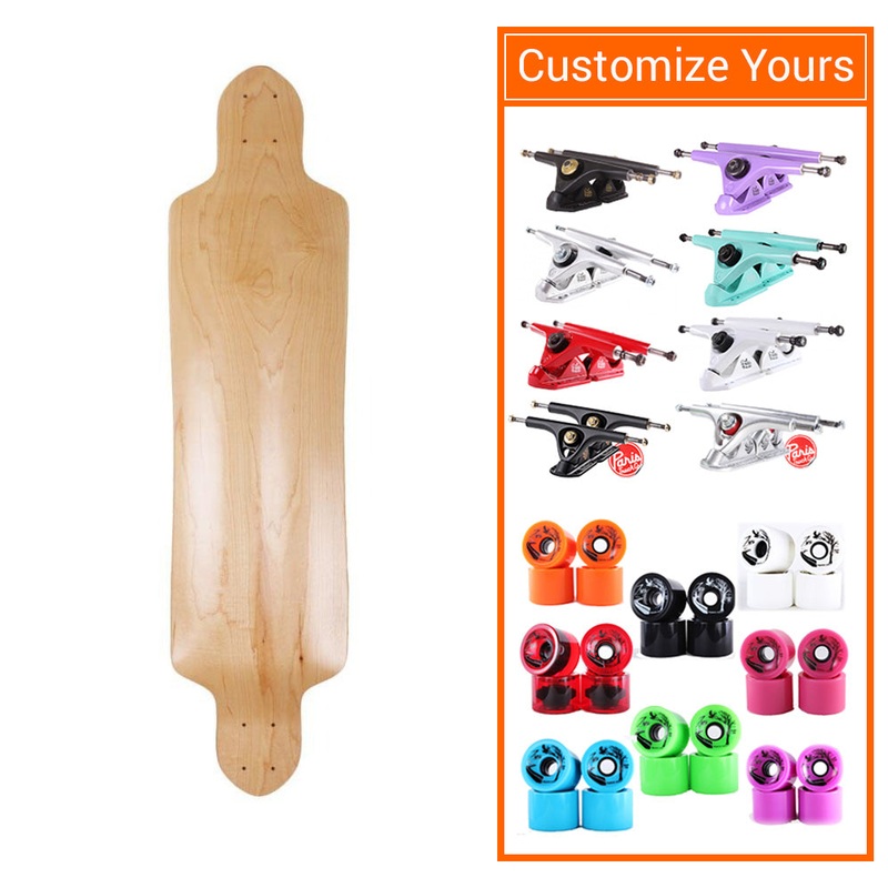 Custom Blank 40″ Drop Down Longboard