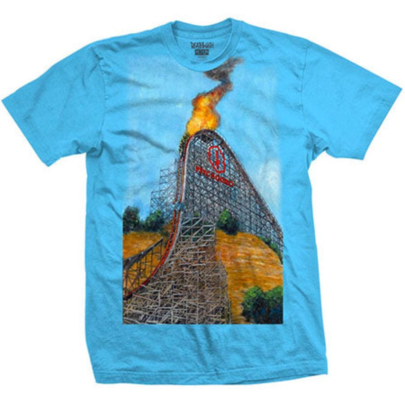 Deathwish Psychodro T Shirt Blue Small