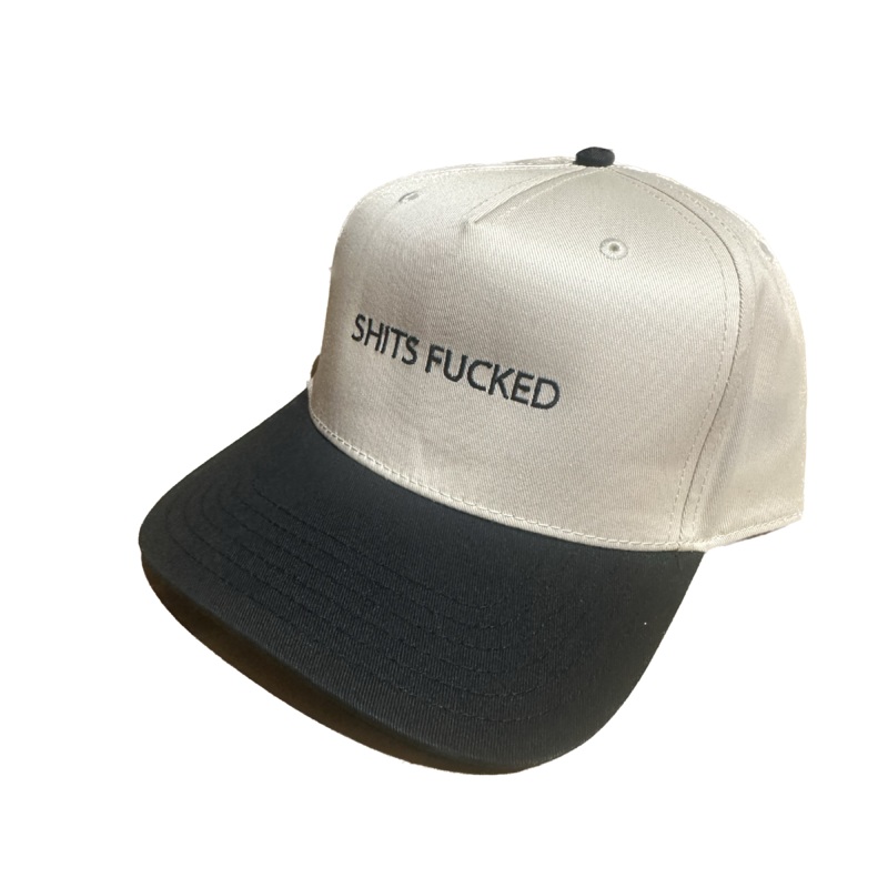 Designer Trash “Shits Fucked” Snapback – ( Two Tone )
