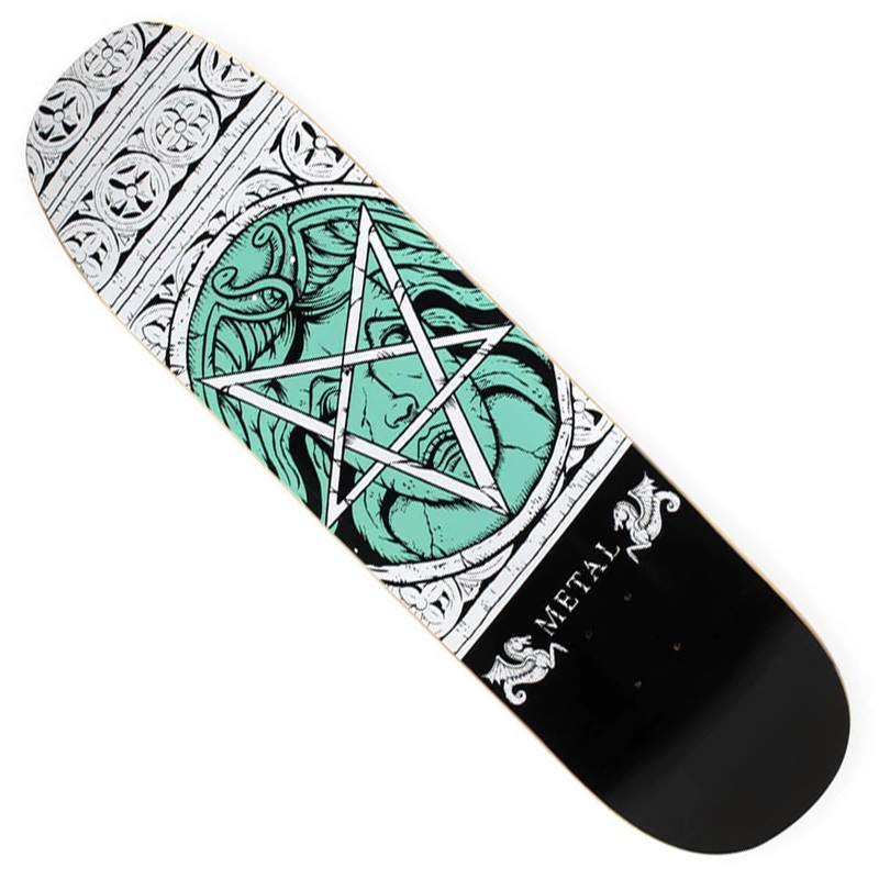 Metal Skateboards Medusa Proto Team Shaped Deck Multicolor 8.5 x 32.25 WB:14.25