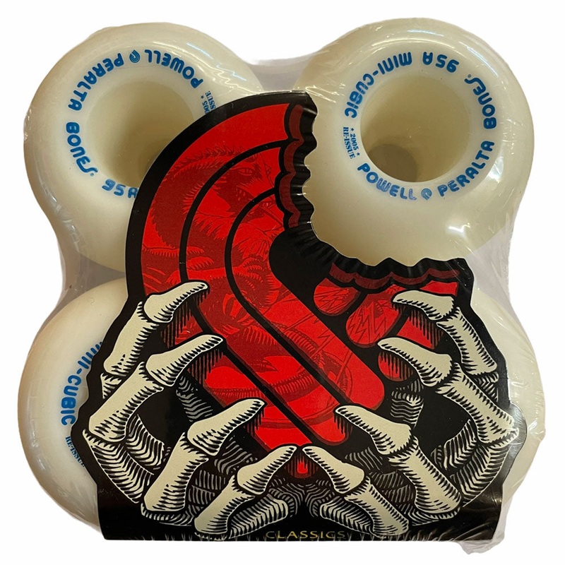 Powell Peralta Wheels Mini Cubic 64mm95A White