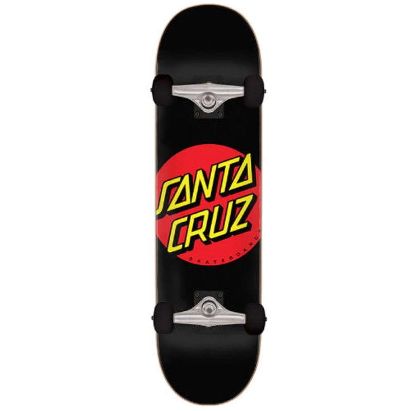 Santa Cruz Classic Dot Complete Skateboard Black 8.0″ 8.0″