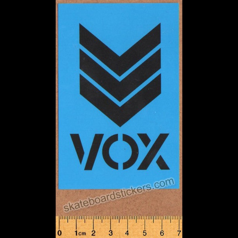 Vox Skate Shoes Skateboard Sticker