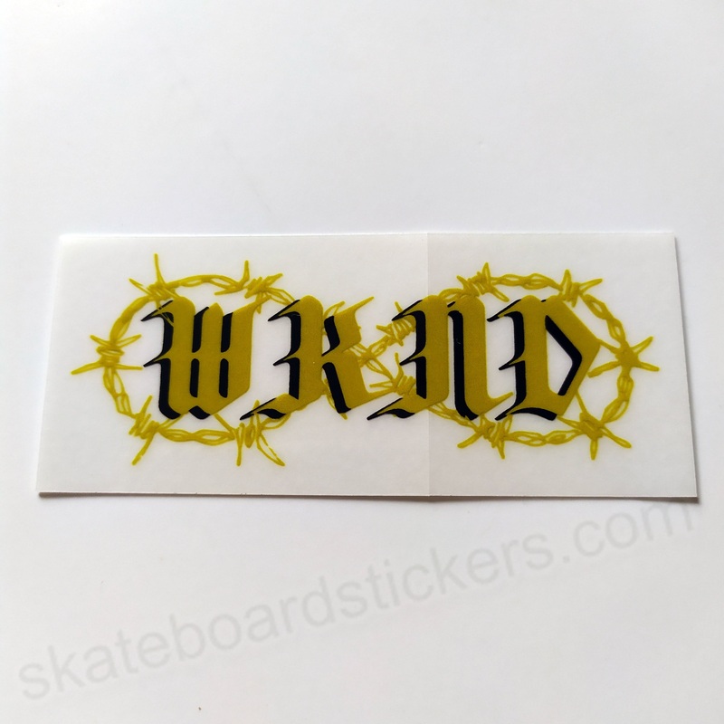 WKND Skateboards Skateboard Sticker – 7cm across approx