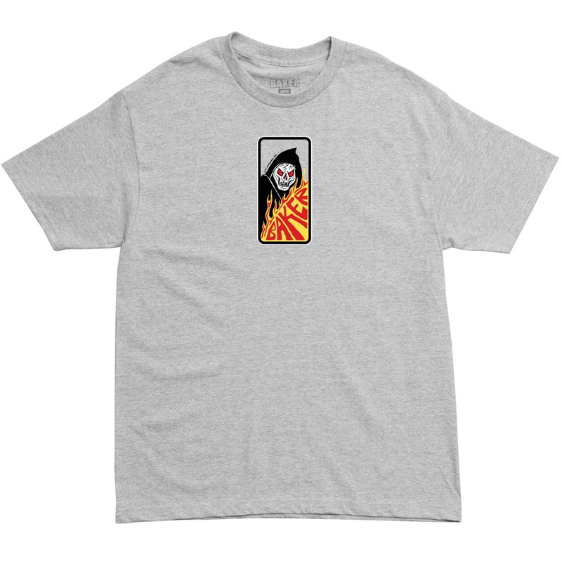 Baker 456 T Shirt Heather Grey Small