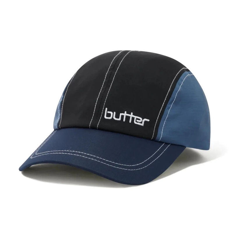 Butter Goods Primary 4 Panel Cap Black/Slate