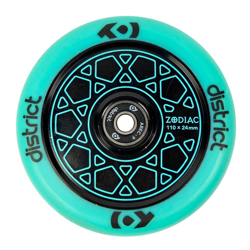District Zodiac Wheel 110mm – Sky Blue / Black