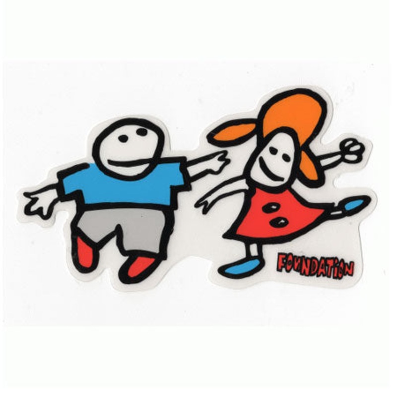 Foundation Whippersnappers Sticker Multicolor 6.5″ x 3.5″