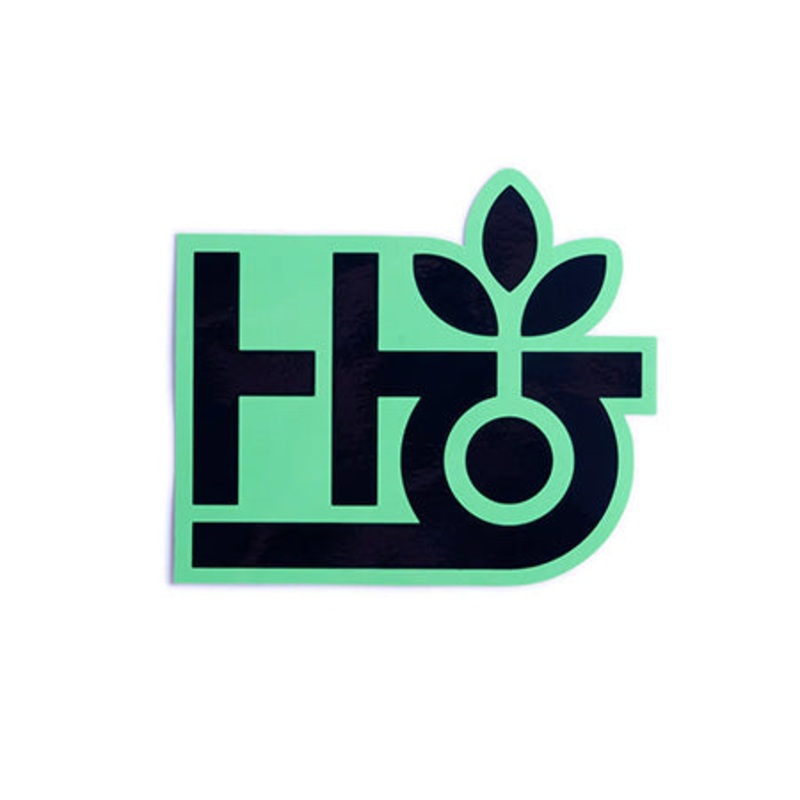 Habitat Pod Large Sticker Green/ Black 6″