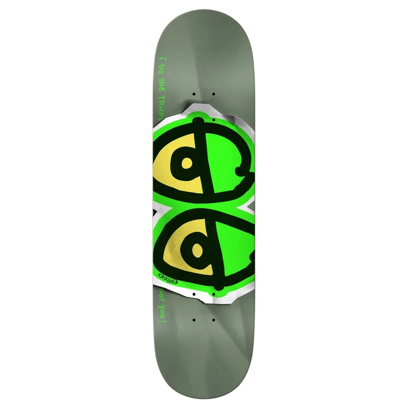 Krooked DBX Eyes Light Green Full SE Deck 8.25