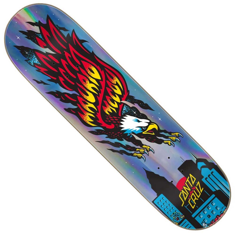 McCoy Ripping Eagle Twin Tail 8.25×31.83 VX Santa Cruz Deck Skateboard