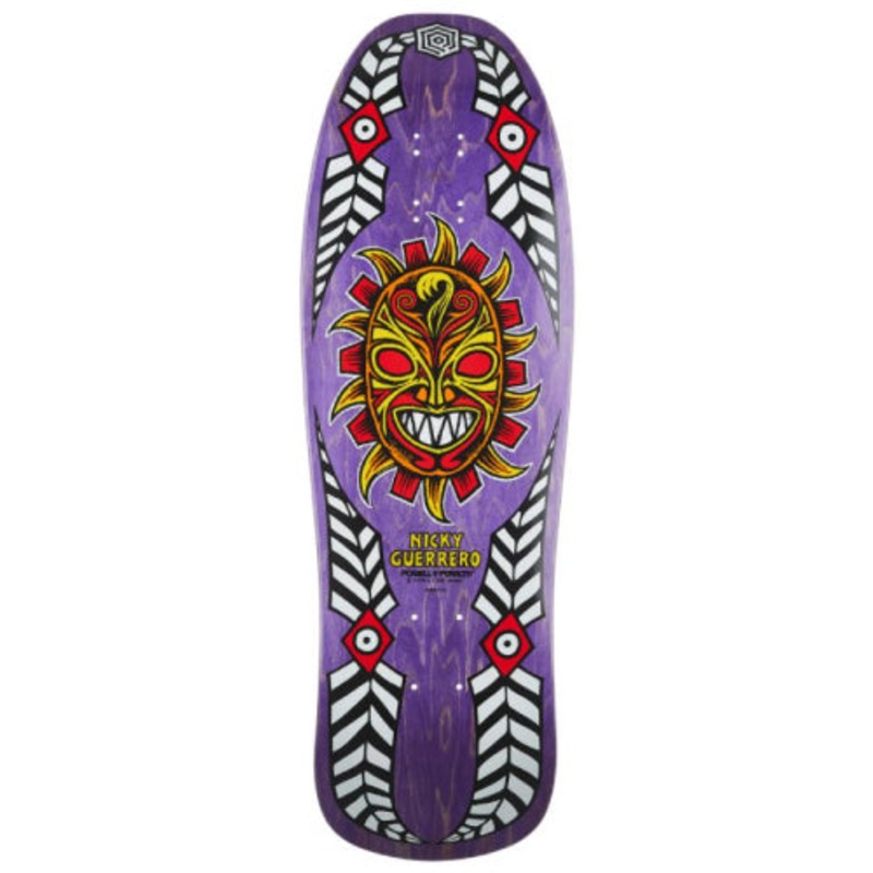 Powell Peralta Nicky Guerrero Mask Purple Reissue Skateboard Deck 10″ 10.0″