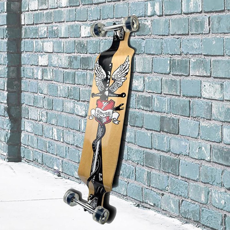 Punked Drop Down Smite Longboard 41 inch Complete Complete