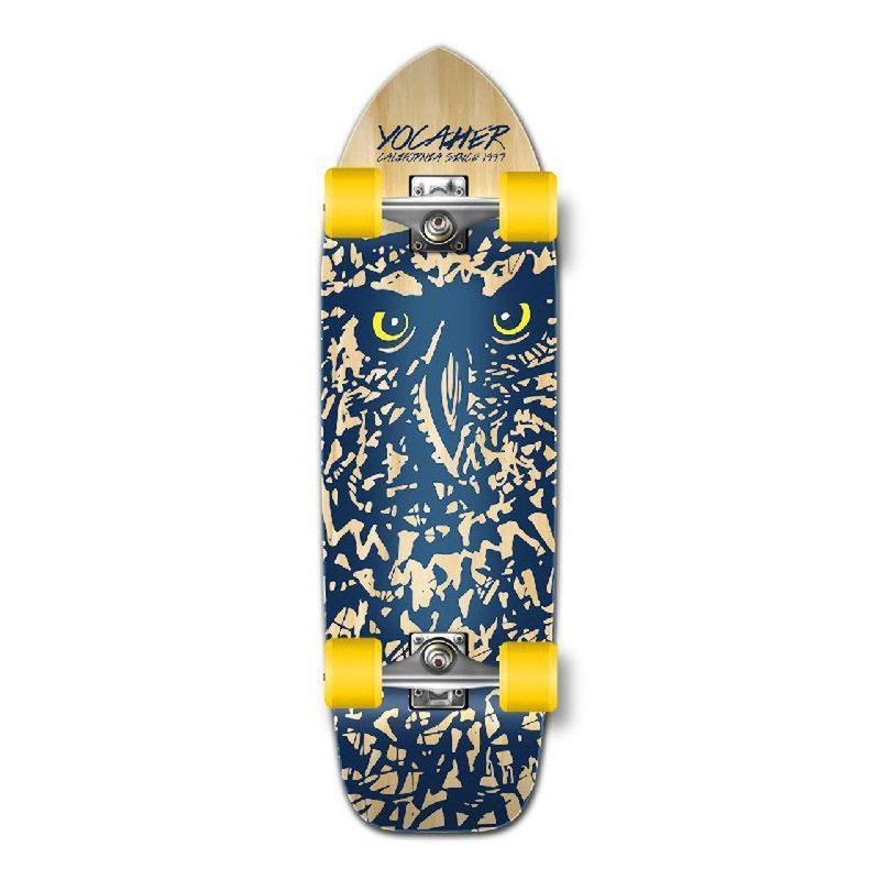 Punked Old School Longboard Complete – Spirit Animal Series – Owl Complete